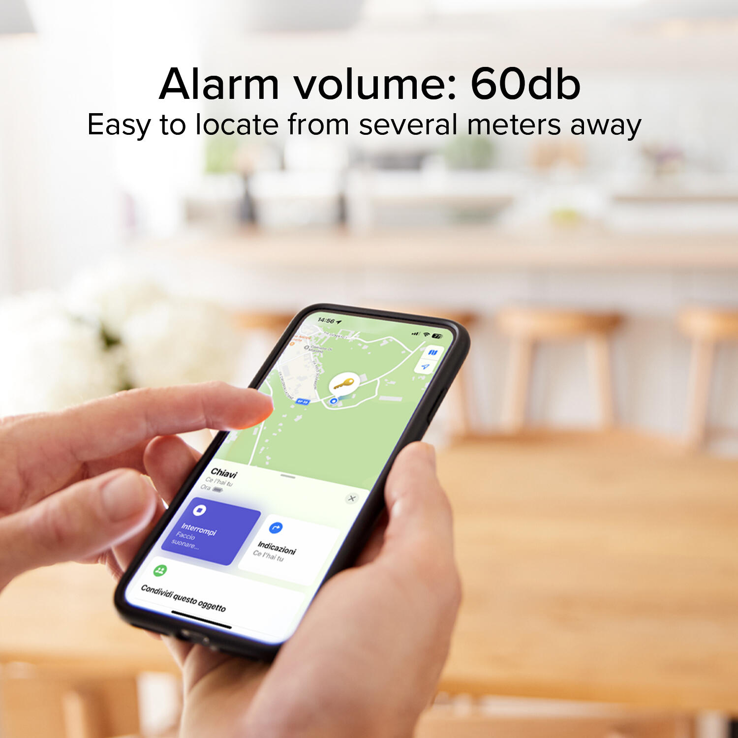 Localisateur d'objets résistant à l'eau, compatible avec Apple Find My 4 pces 6/7