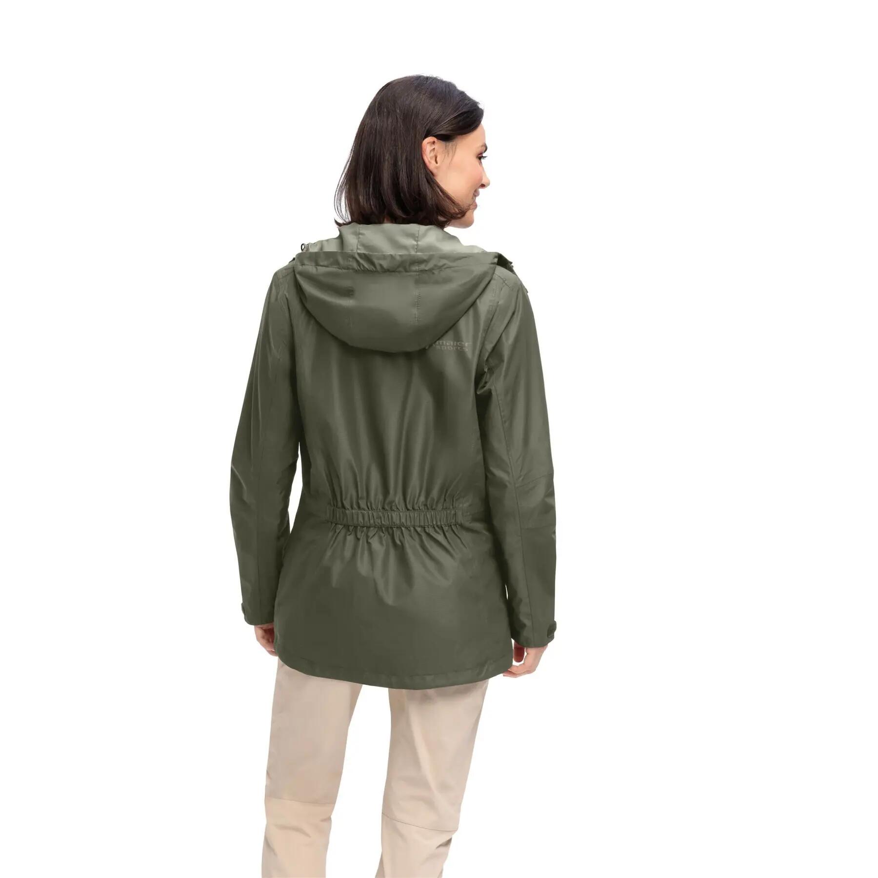 Veste à capuche femme Maier Sports Brocken Long 3/5