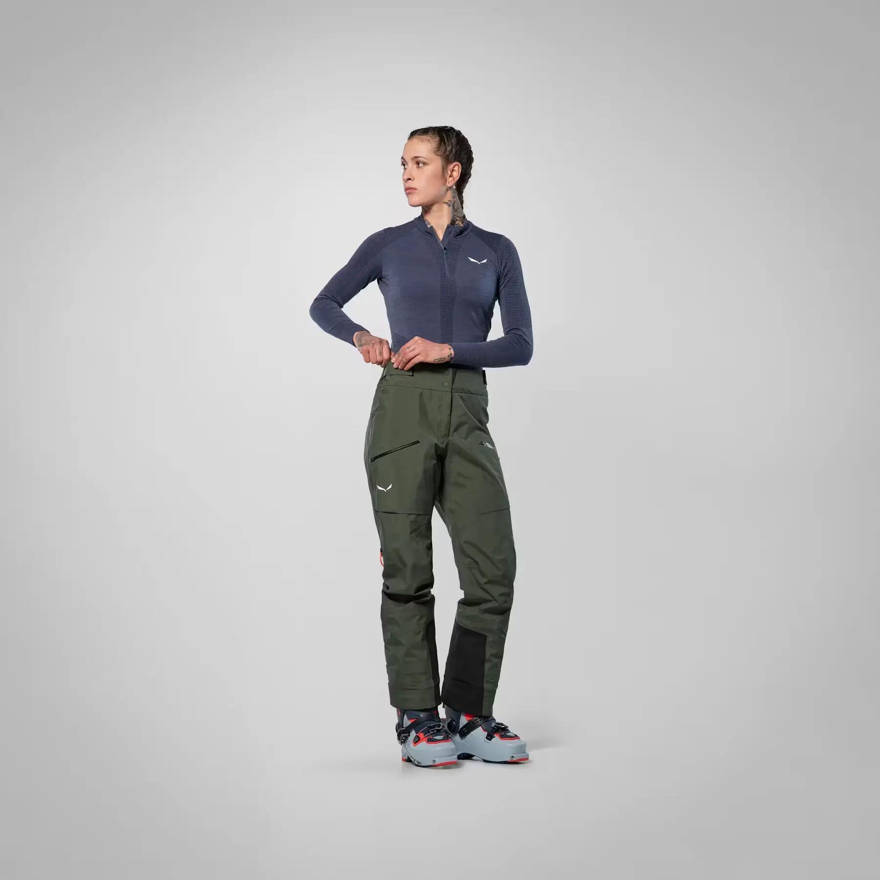 Maglia con zip a metà da donna Salewa Zerbu Med Warm AMR 4/5