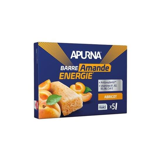 Lot de 5 barres fondantes Apurna Abricot/Amande