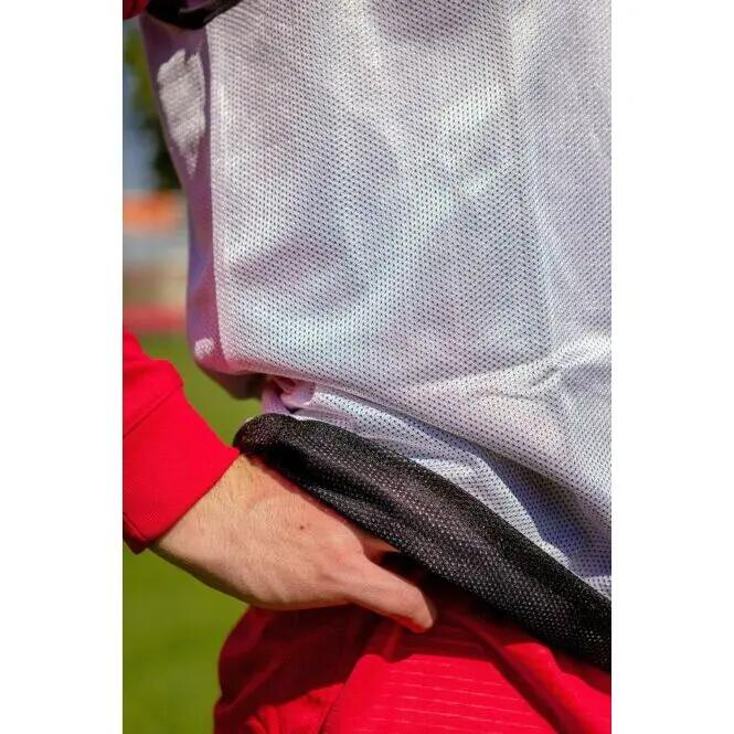 Gilet da allenamento reversibile bianco e nero PowerShot 2/2