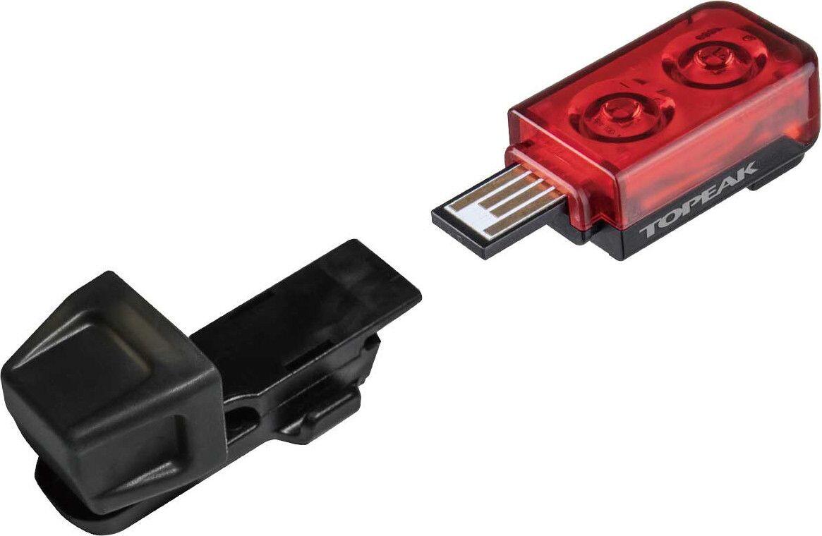 Topeak TailLux 25 USB luz traseira preta 2/7