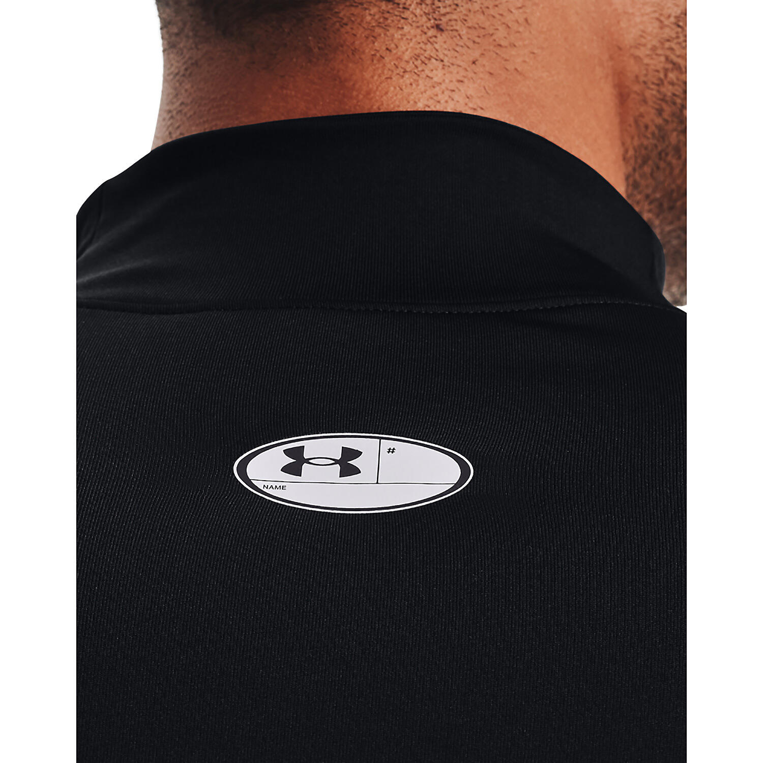 COLDGEAR® ENG ANLIEGENDES SHIRT MIT STEHKRAGEN SCHWARZ MANN 5/7