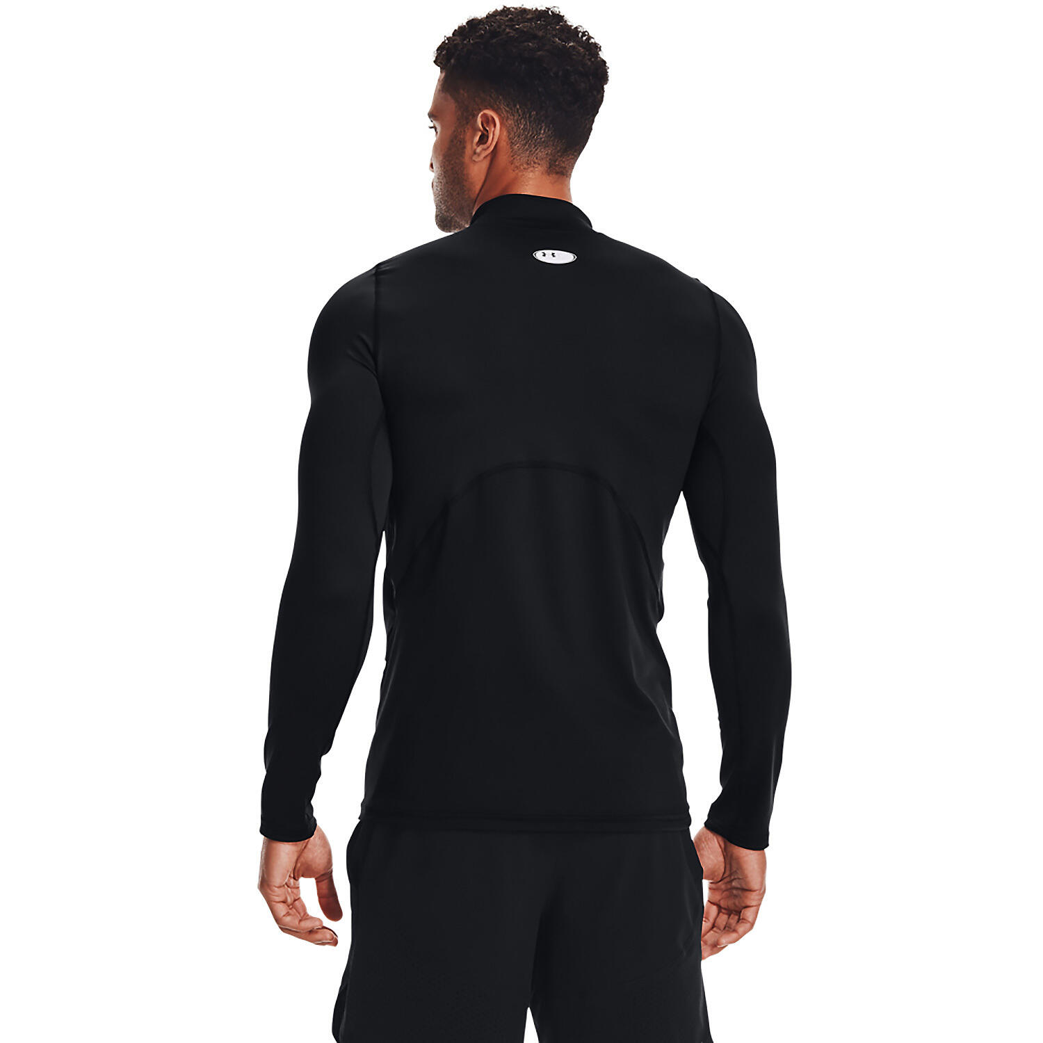 COLDGEAR® ENG ANLIEGENDES SHIRT MIT STEHKRAGEN SCHWARZ MANN 4/7
