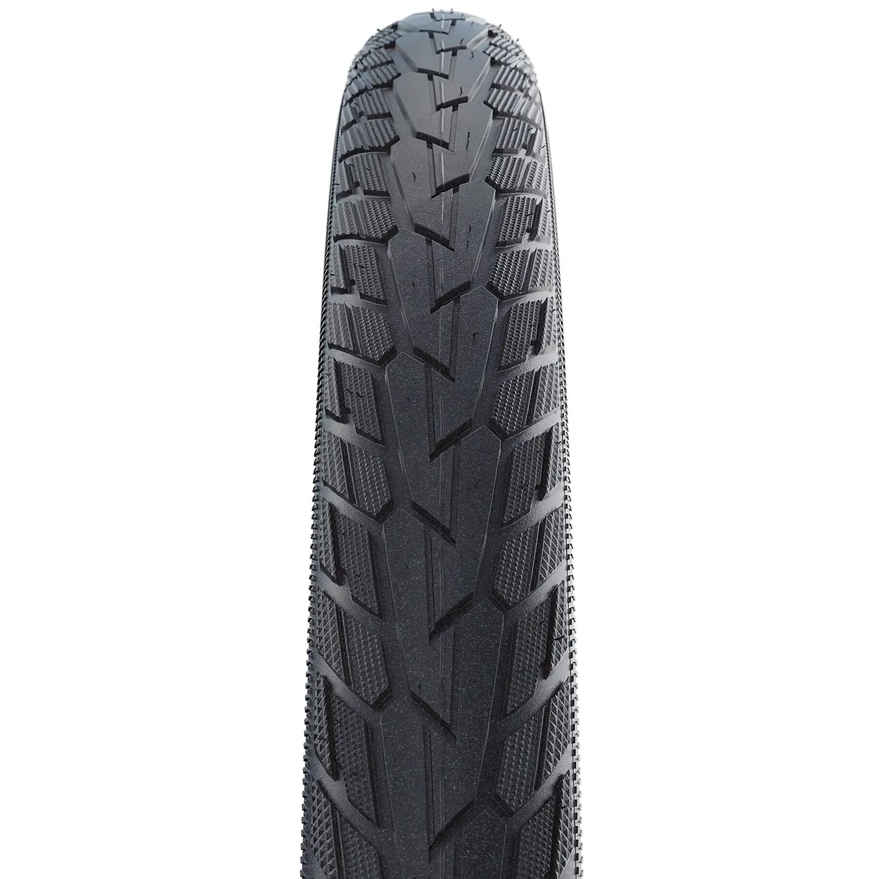 Pneu Schwalbe Road Cruiser 28'' Tubetype Rigide K-Guard Green Compound Noir Réfl 4/6