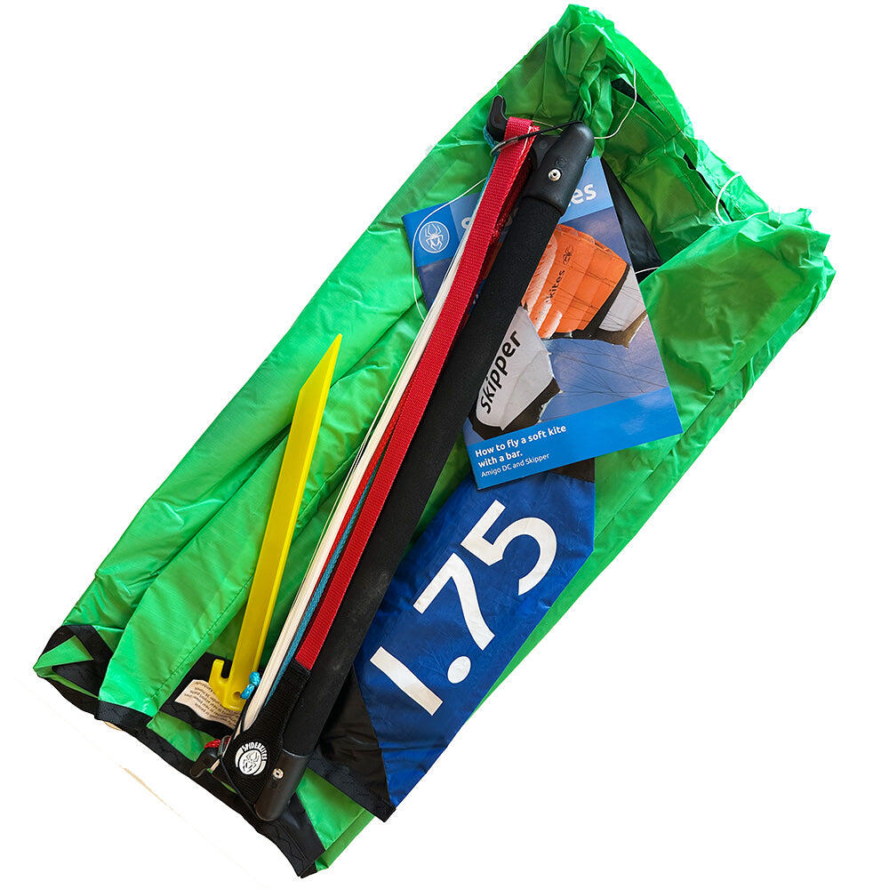 Lenkmatten Spiderkites Amigo DC 1.75 + bar 10056 Grün 175 x 61 cm 3/7