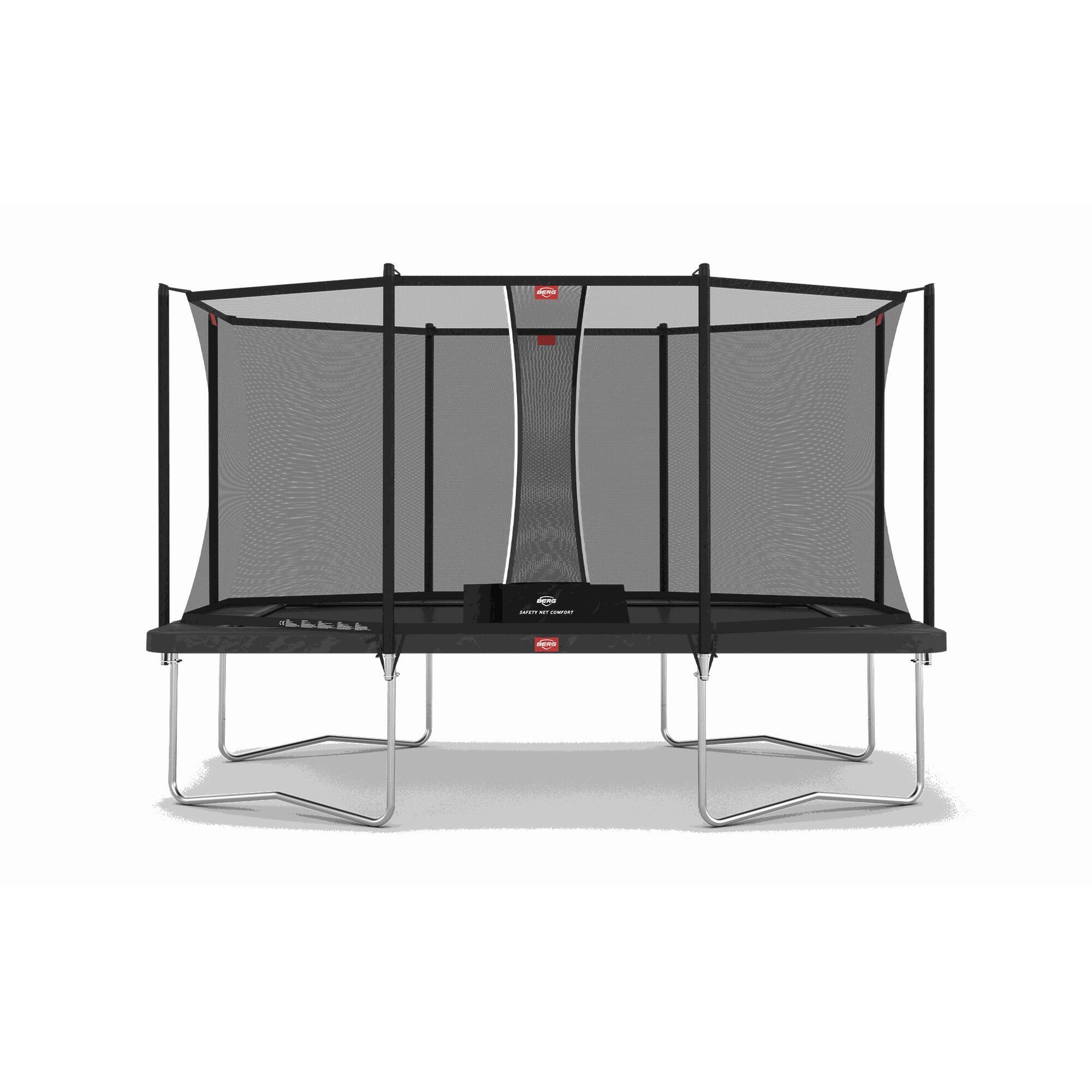 BERG Trampolína Ultim Favorit Regular 410 + Bezp. Síť Comfort Šedá