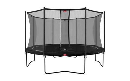 Trampoline Favorit InGround 430 + Filet Séc. Comfort Gris