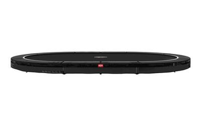 Trampoline 520x350, grand favorit inground 520 groen
