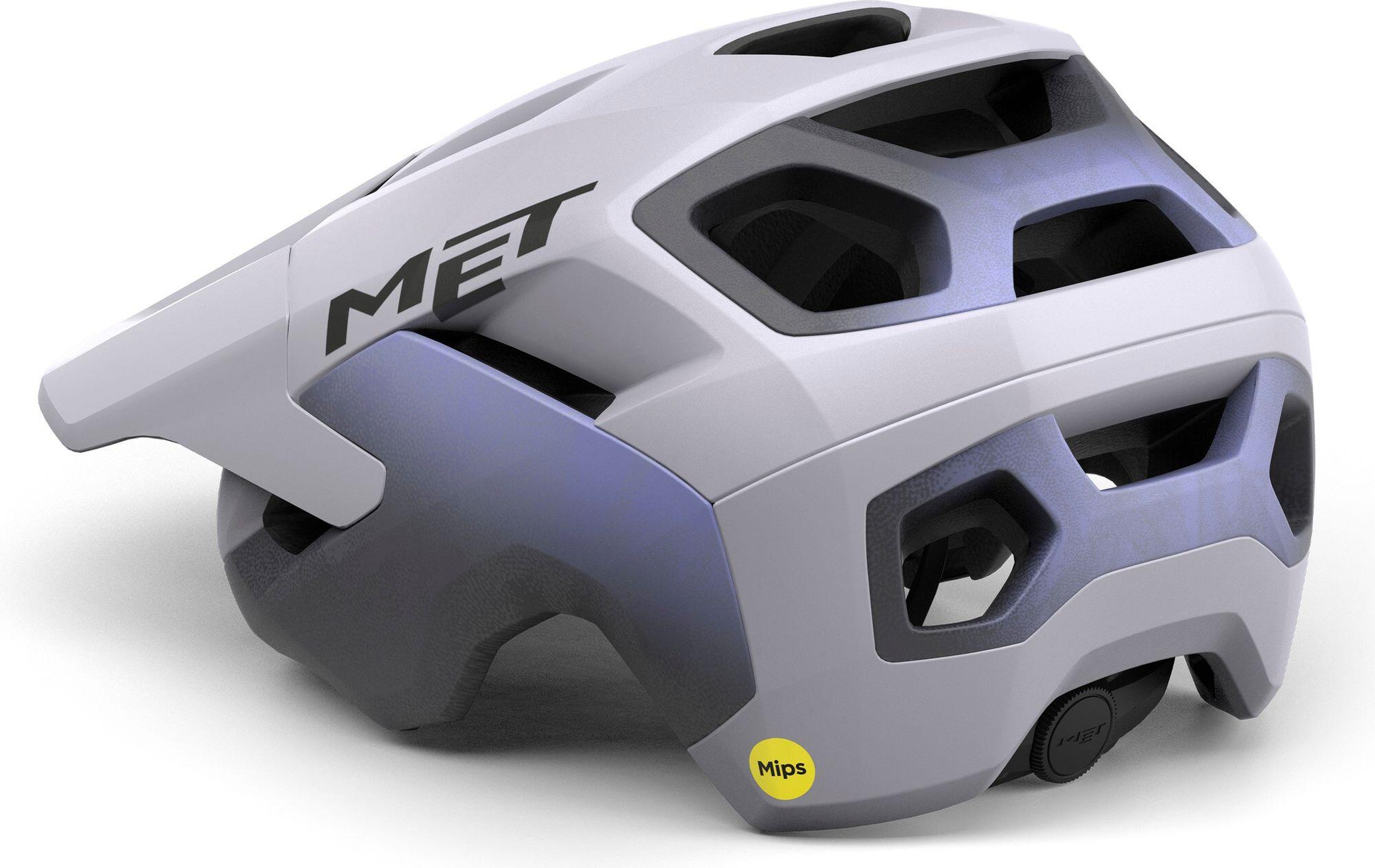 Casque VTT MET Revo Mips Blanc/Lila 4/4