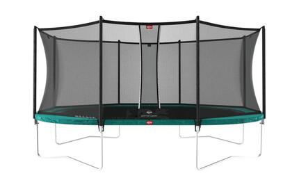 Trampoline Grand Favorit Regular 520 + Filet Séc. Comfort Gris