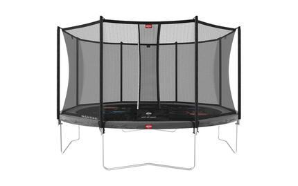 Trampoline Favorit InGround 430 + Filet Séc. Comfort Gris