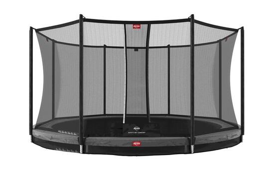 Trampoline Favorit InGround 330 + Filet Séc. Comfort Gris