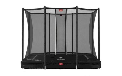 Trampoline Ultim Favorit InGround 280 + Filet Séc. Comfort Vert