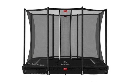 Trampoline Ultim Favorit InGround 280 + Filet Séc. Comfort Noir