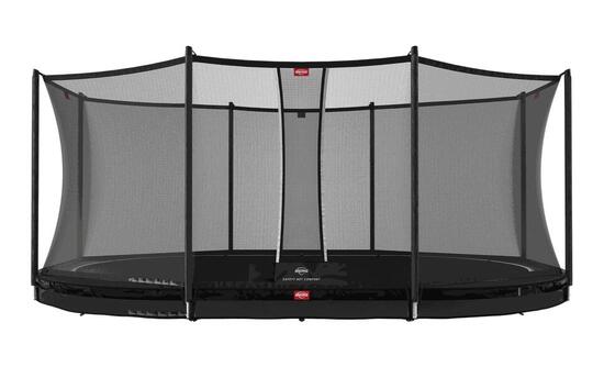 Trampoline Grand Favorit InGround 520 + Filet Séc. Comfort Noir