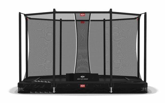 Trampoline Ultim Favorit InGround 330 + Filet Séc. Comfort Noir