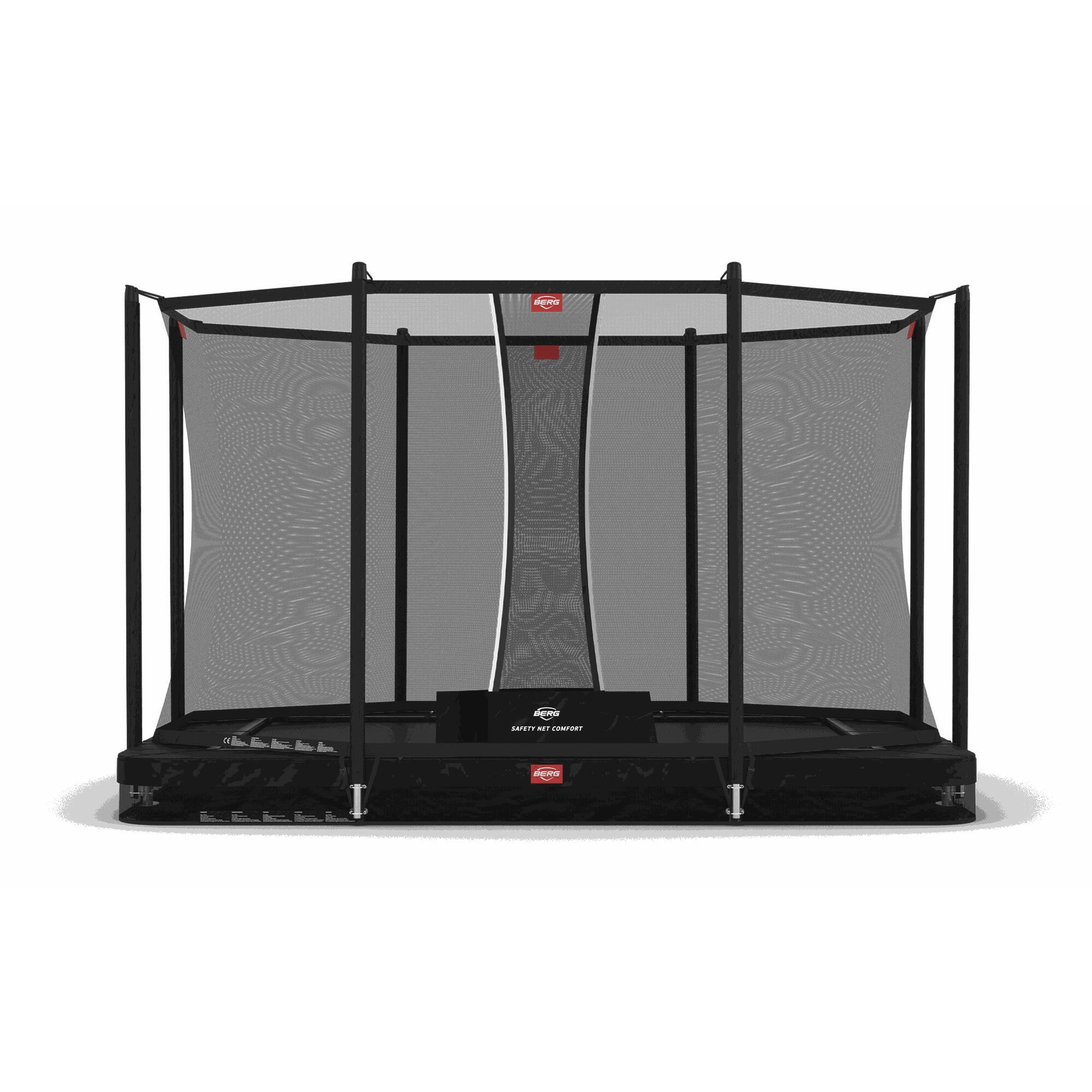 BERG Trampolína Ultim Favorit InGround 330 + Bezp. Síť Comfort Černá