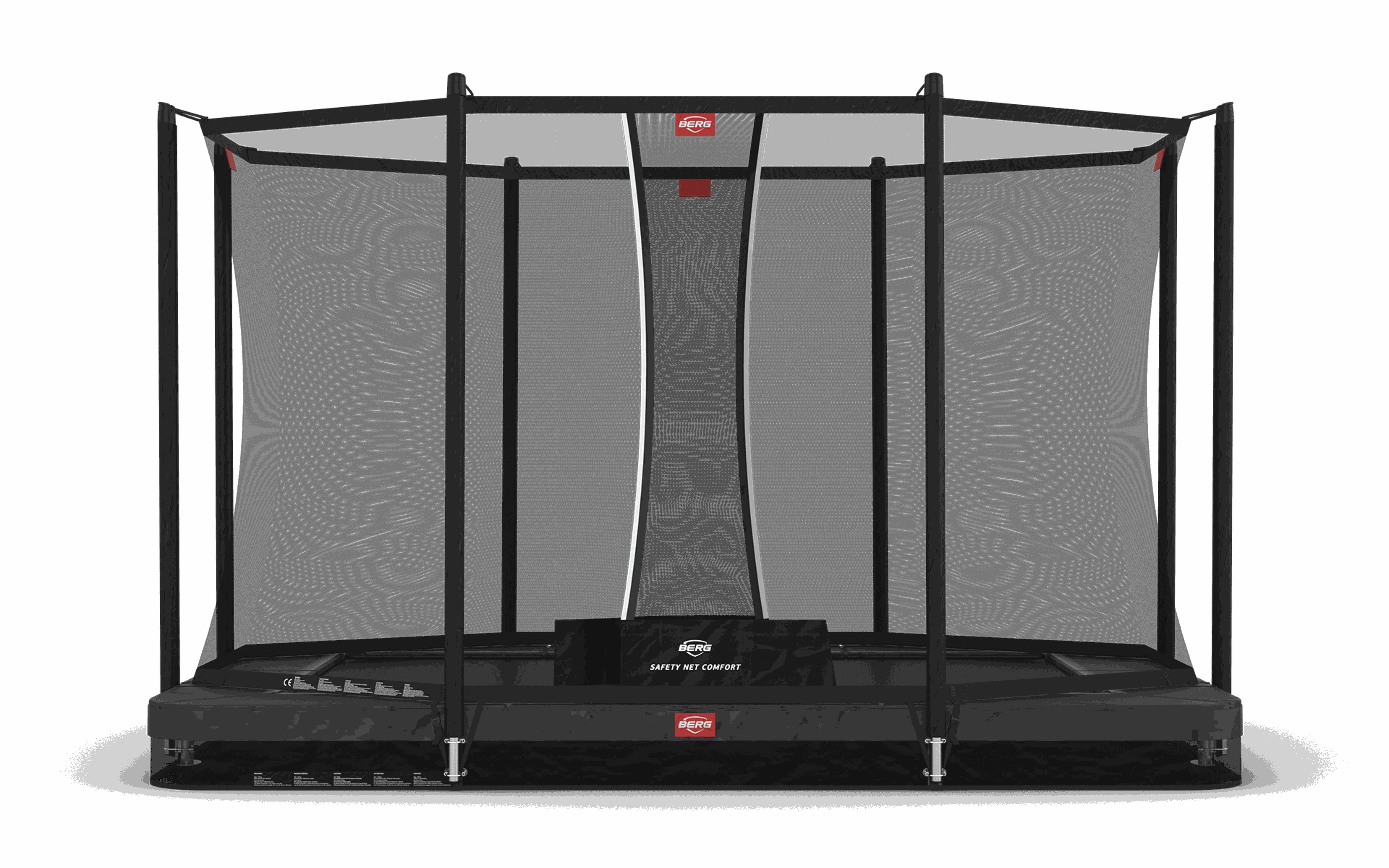 BERG Trampolína Ultim Favorit InGround 330 + Bezp. Síť Comfort Šedá
