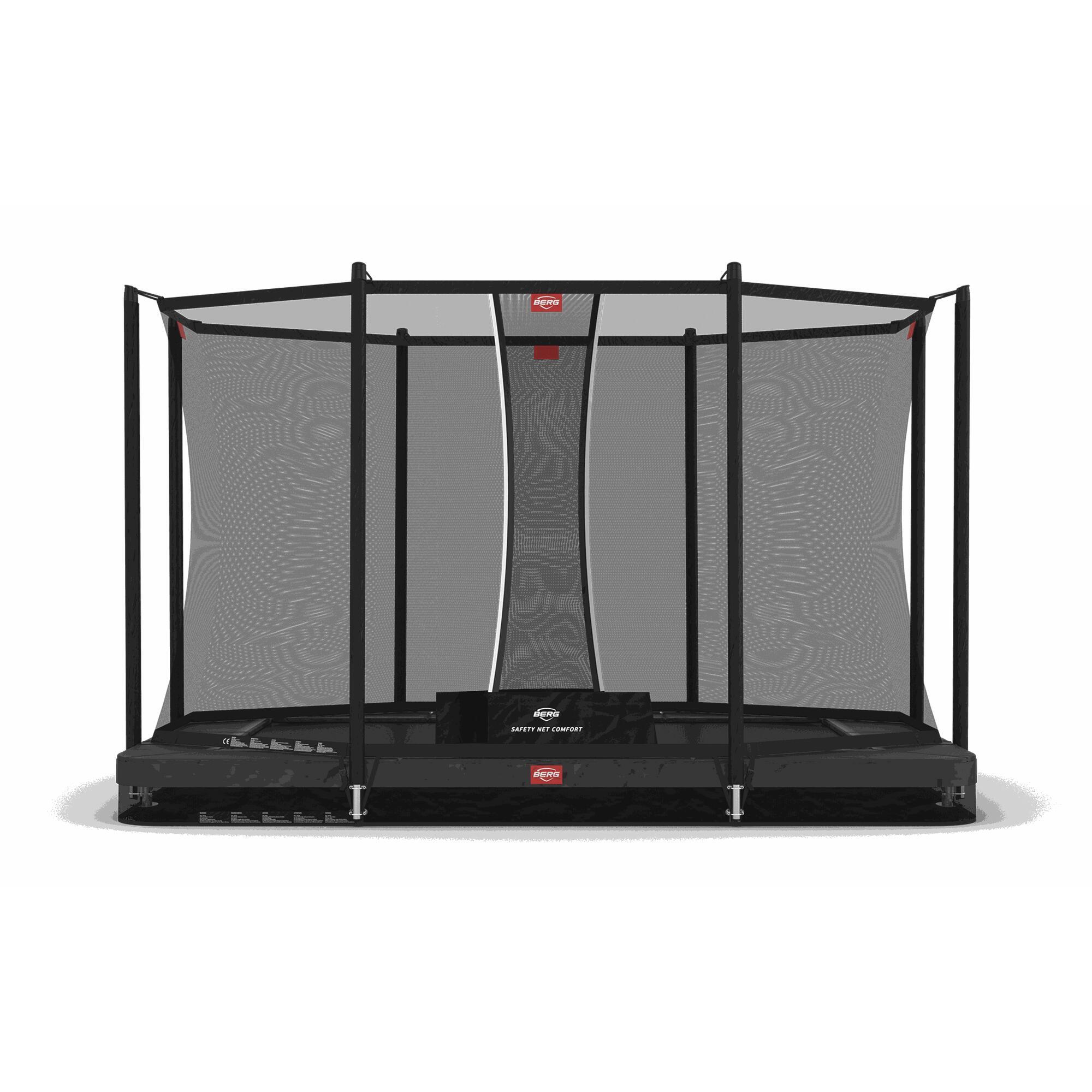 BERG Trampolína Ultim Favorit InGround 330 + Bezp. Síť Comfort Šedá