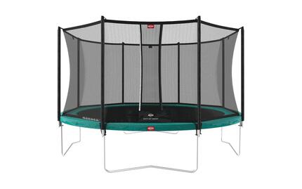 Trampoline Favorit InGround 430 + Filet Séc. Comfort Gris