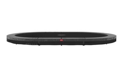 Trampoline 520x350, grand favorit inground 520 groen