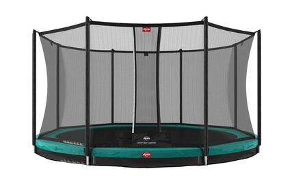 Trampoline Favorit InGround 430 + Filet Séc. Comfort Gris