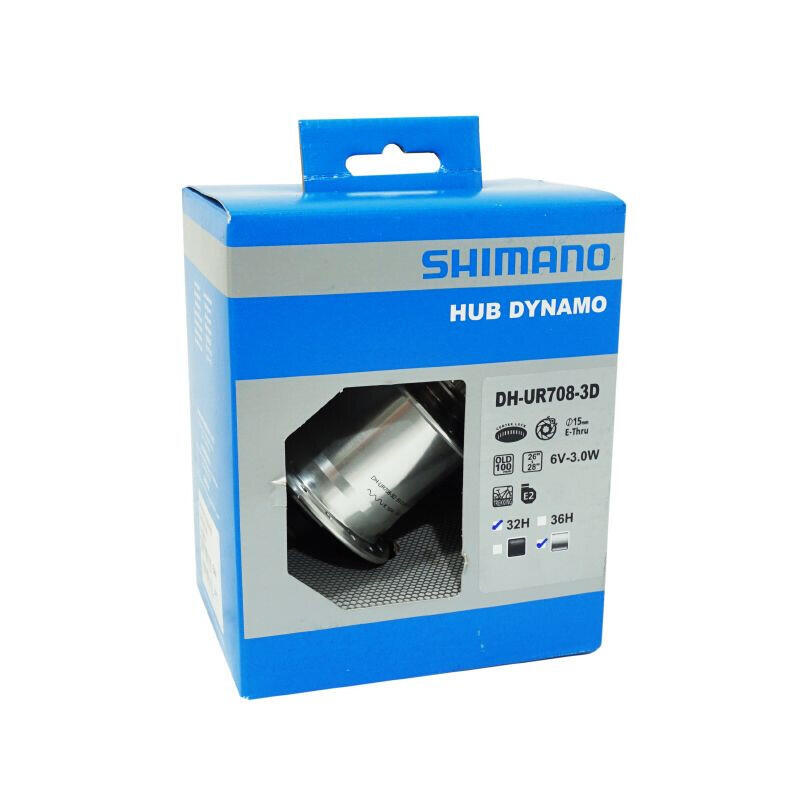 City-Nabe für Dynamo 32 Löcher Achsabstand für Scheibenbremse Shimano UR708 2/2
