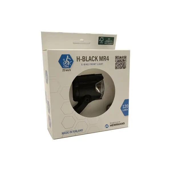 Herrmans H-Black MR4 6-12V Vélo Éclairage - Solution d'Éclairage Idéale 2/3