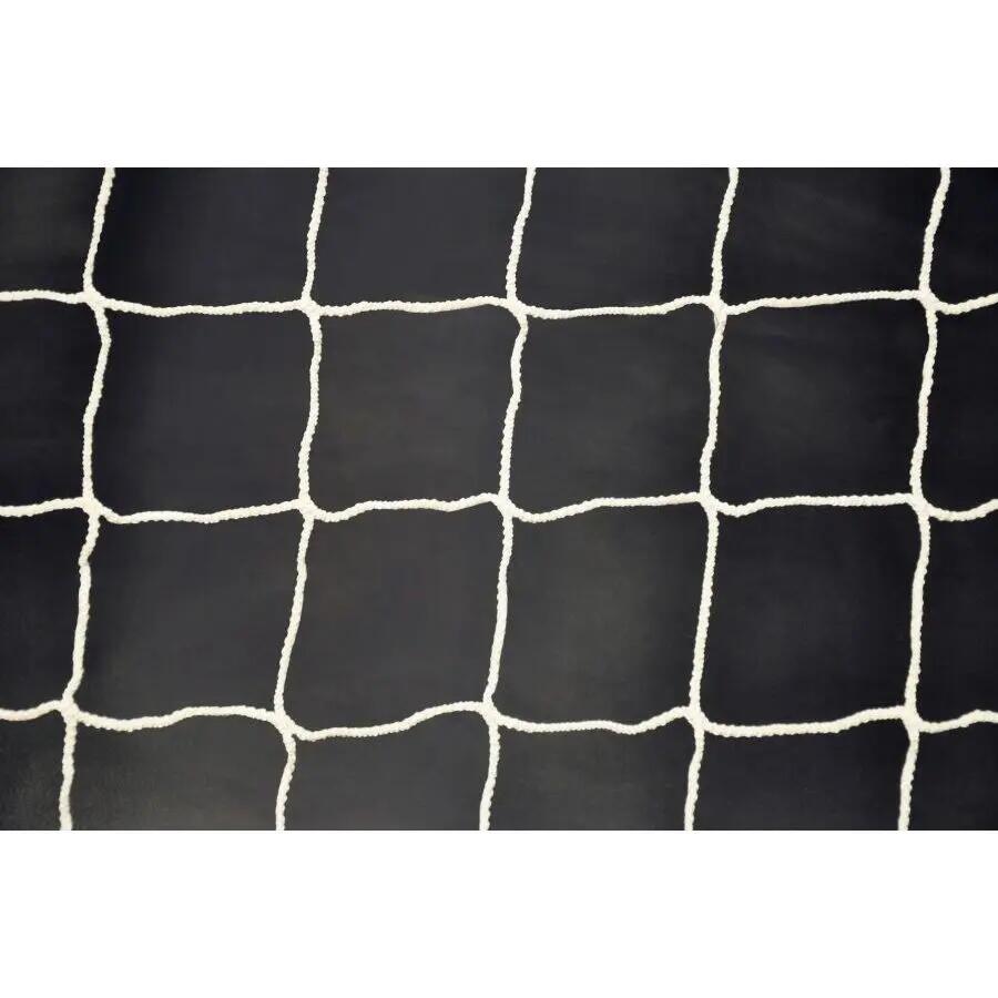 Síť na fotbalové branky o rozměrech 7,32m x 2,44m x 0,8m x 1,5m bílá 2/5