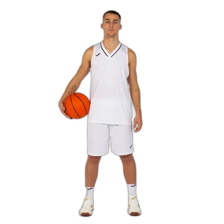 Conjunto Basquetebol Homem Joma Atlanta Branco 2/6