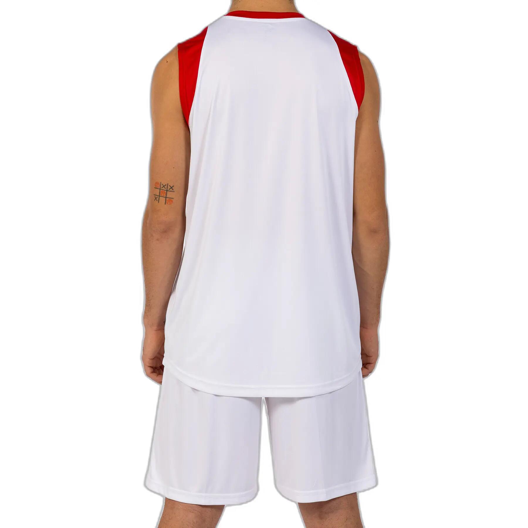 Conjunto Basquetebol Adulto Joma Final II Branco 5/6