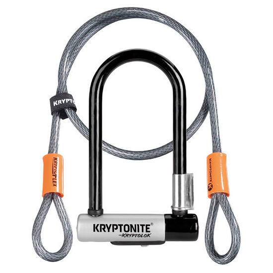 Bügelschloss KryptoLok Mini-7 mit 4' Flexkabel