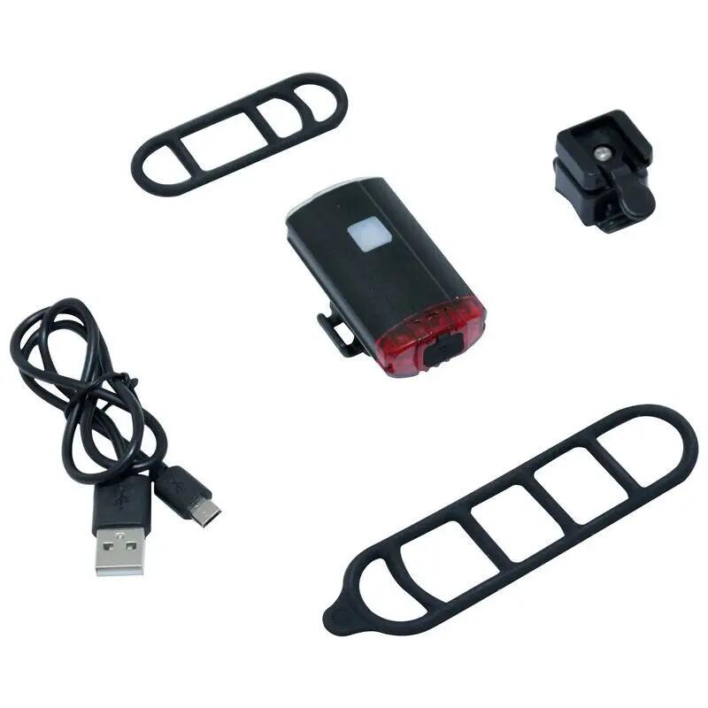 usb front - rear led bike light (front) for helmet 3 modes P2R 200 Lumens 2/2