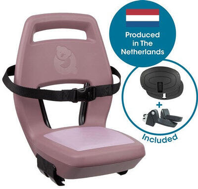 Qibbel 6+ junior achterzitje plum rose