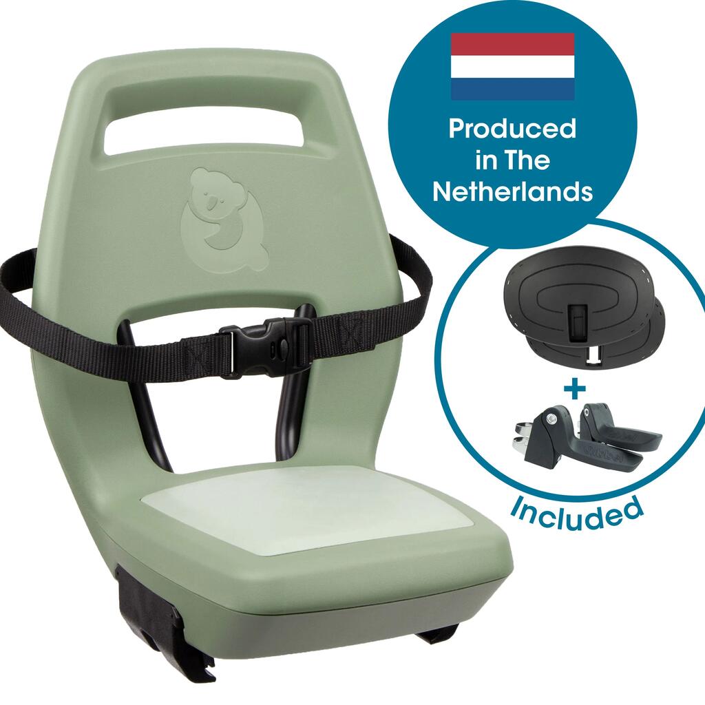 Qibbel Junior 6+ rear child bike seat 22–35 kg green