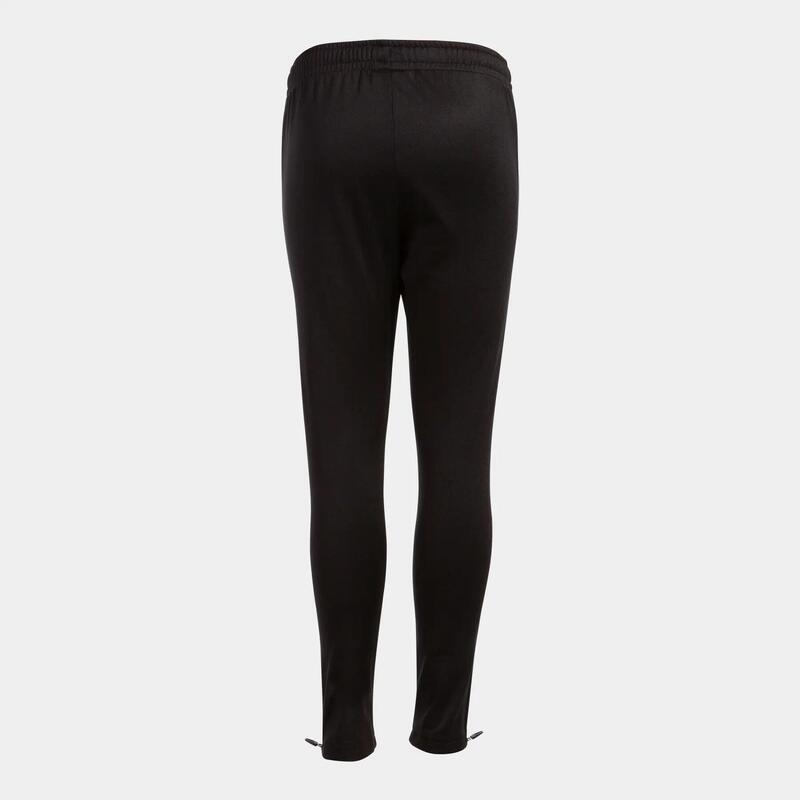 Pantaloni lungi trening Joma Championship VII - negru cu verde fosforescent.