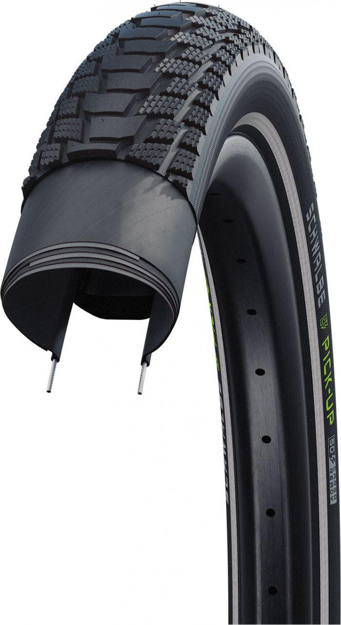 Pneu Schwalbe Pick-Up 24'' Tubetype Rigide Super Defense Addix E Flancs Reflex E 3/7