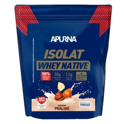 Nutrition protéinée saveur vanille Apurna Isolat Native
