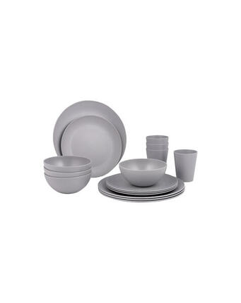 Servies Renew RPET Grijs 16 Stuks