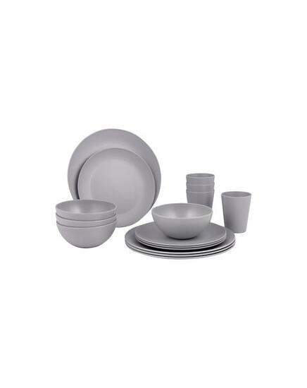 Servies Renew RPET Grijs 16 Stuks