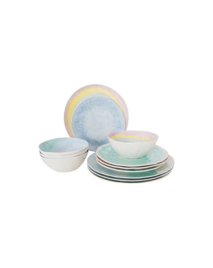 Pastel collection - Servies Barfleur 12 Stuks