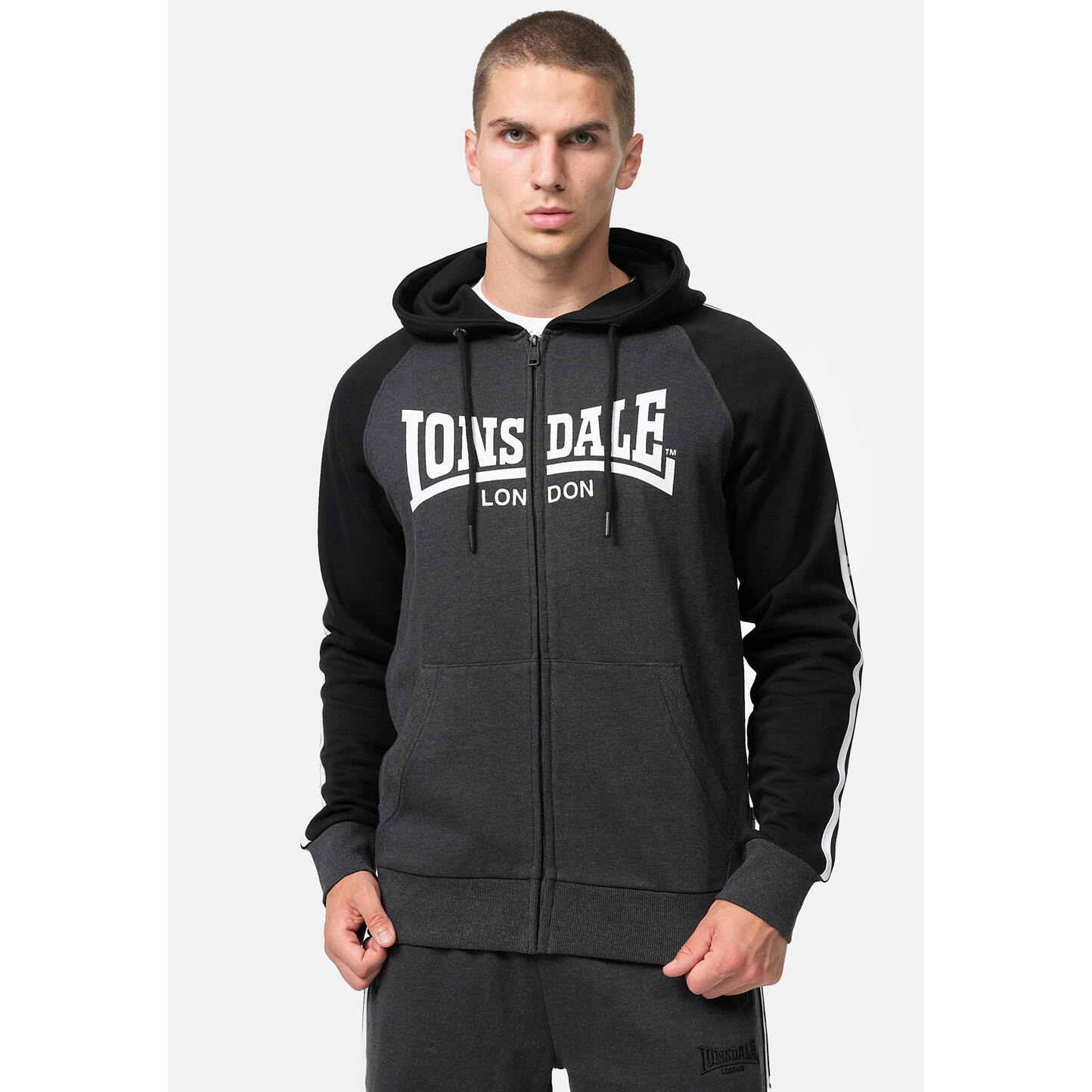 Sudadera con capucha y cremallera Lonsdale Glentruan 2/4