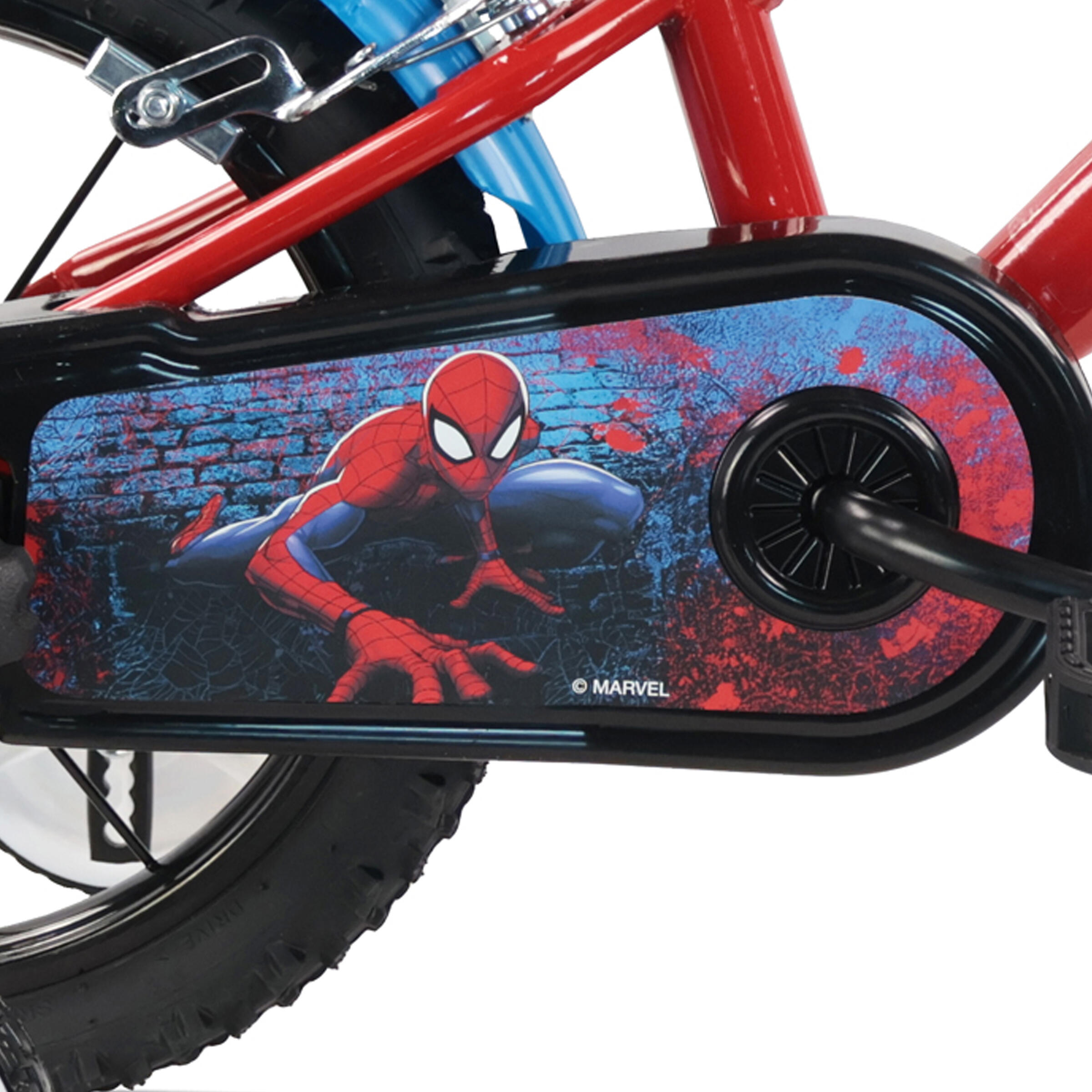 Bicicleta Niños Spider-Man 14 Pulgadas 4-5 años 5/7