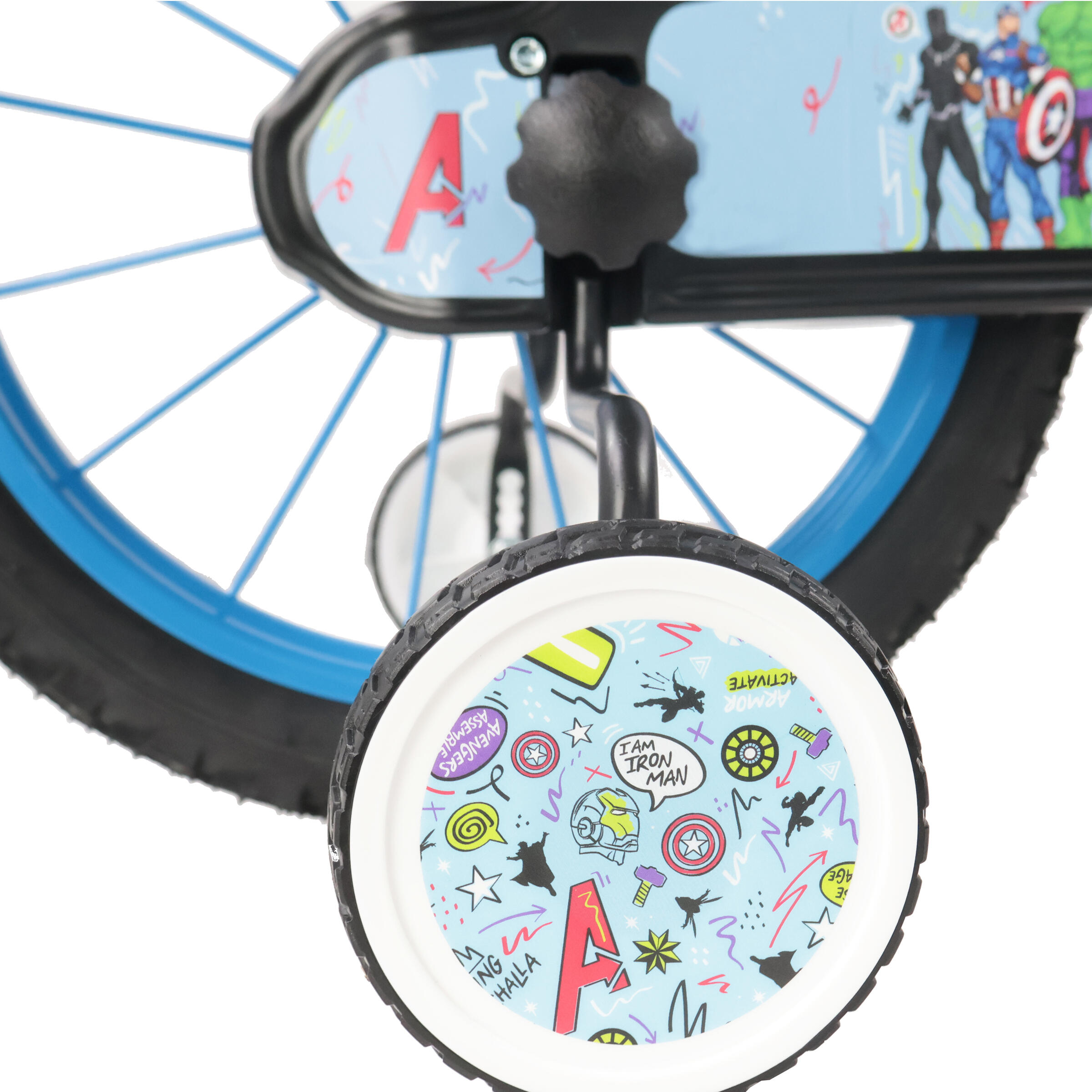 Vélo Enfant 16 Pouces 5-7 Ans Avengers 7/7