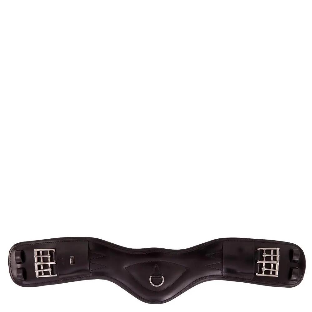 Anatomical leather dressage girth with lateral elasticity ANKY D.girth