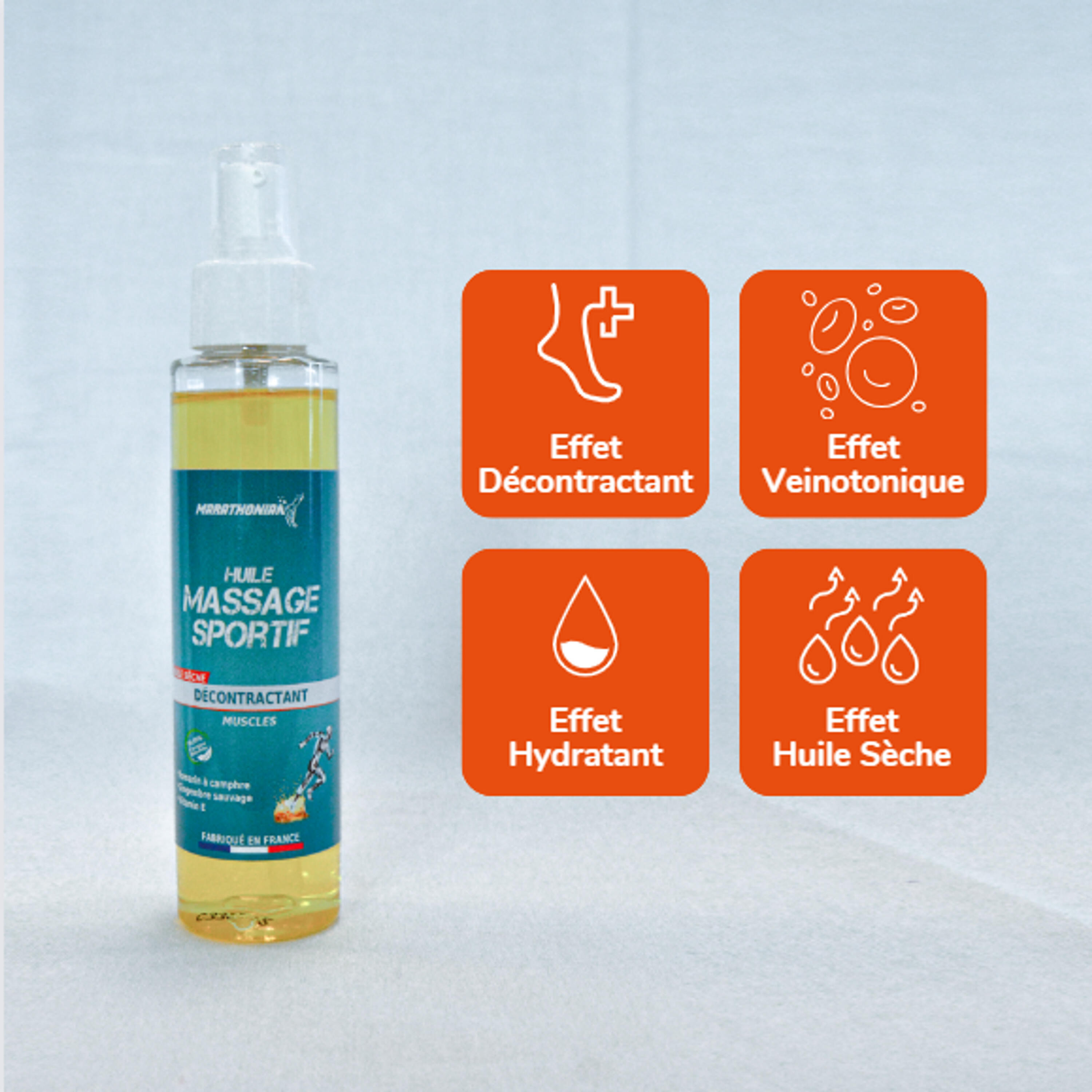 Huile de massage avec gel Marathonian 2/5