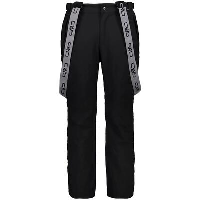 Broek bergwandelen heren man ski pant. salopette - zwart