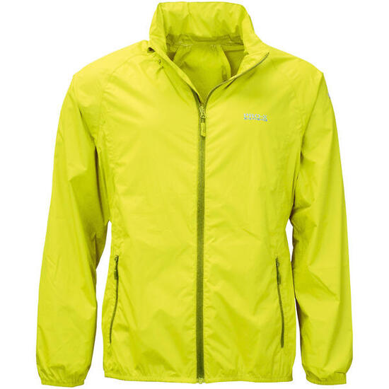 Veste de cyclisme homme PACKable jaune néon
