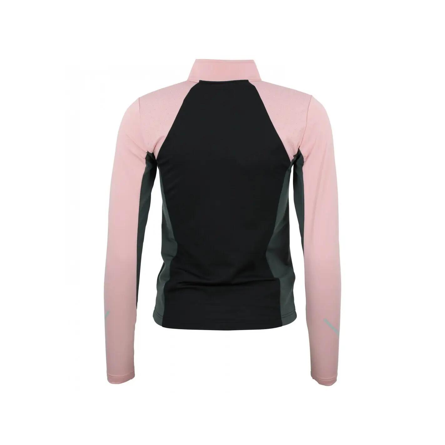 T-shirt 1ere peau avec zip femme Peak Mountain 2/4